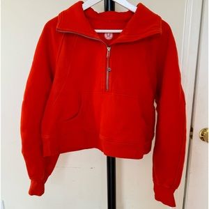 Lululemon Funnel Neck Half Zip Scuba